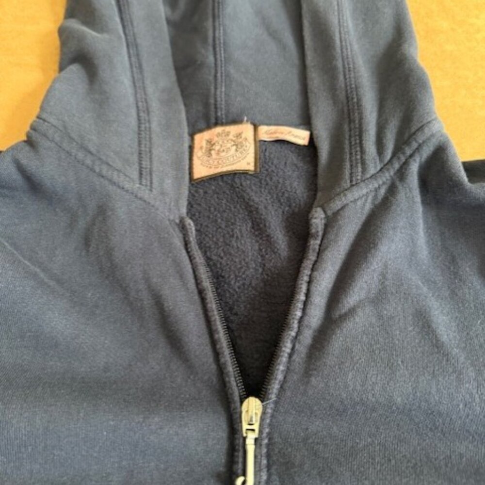 Vintage Juicy Couture Hooded Zipped Track Jacket, Navy Blue Size Medium - Picture 8 of 10